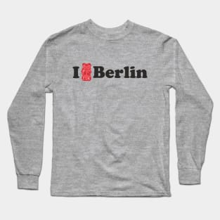 I Love Berlin and Gummy Bears Long Sleeve T-Shirt